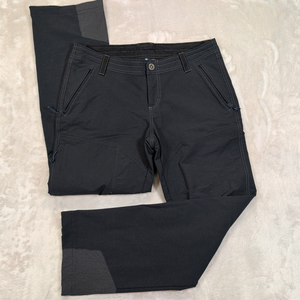 Kuhl Klash Pants Womens 10 Short Black Softshell Outdoor Hiking Gorpcore